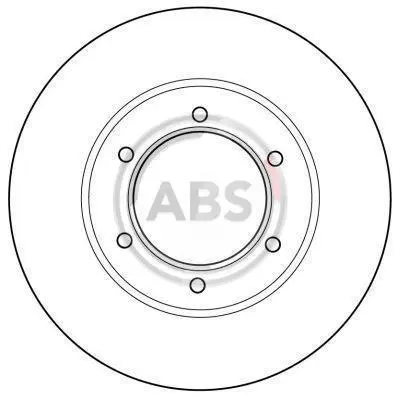 Диск гальмівний A.B.S. 15980 (фото 1)