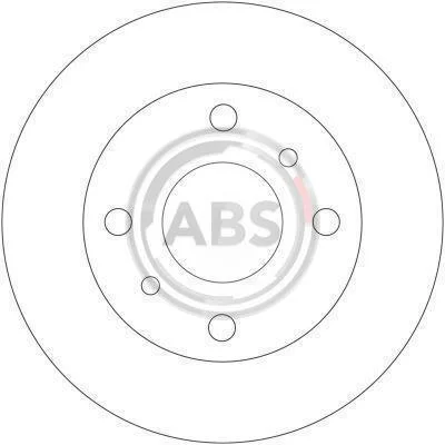 Диск гальмівний передн. (вир-во ABS) A.B.S. 16063 (фото 1)