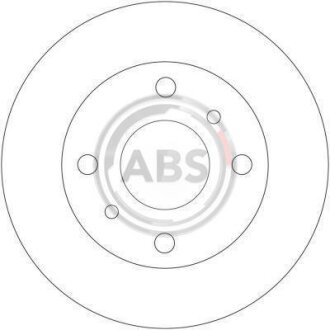 Диск гальмівний передн. (ABS) A.B.S. 16063
