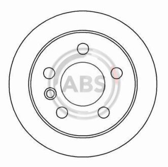 Диск гальмівний передн. (ABS) A.B.S. 16082