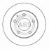 Диск гальмівний MAZDA 626 передн. вент. (ABS) A.B.S. 16089 (фото 2)