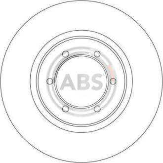 Диск гальмівний передн. (ABS) A.B.S. 16168