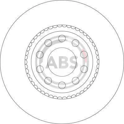 Гальмiвний диск A.B.S. 16328 (фото 1)