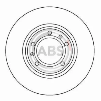 Диск гальмівний A.B.S. 16331