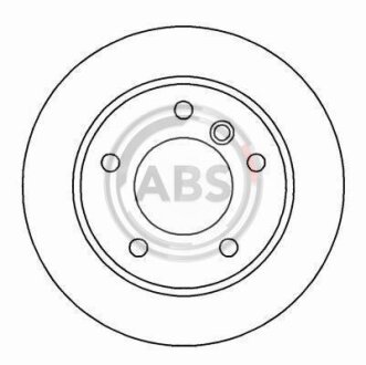 Диск гальмівний A.B.S. 16339