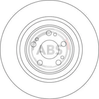 Диск гальмівний передн. (вир-во ABS) A.B.S. 17037