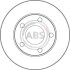 Диск гальмівний задн. (ABS) A.B.S. 17056 (фото 1)