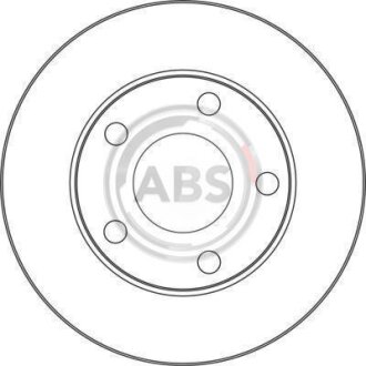 Диск гальмівний задн. (ABS) A.B.S. 17056