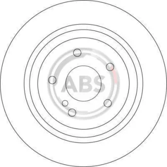 Диск гальмівний A.B.S. 17113