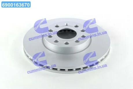 Диск гальмівний AUDI/VW A3/Golf/Touran 16" передн. вент. (вир-во ABS) A.B.S. 17521
