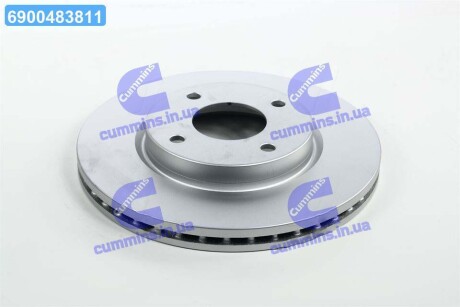 Диск гальмівний NISSAN TIIDA 1.5-1.8 07-, CUBE 1.5 1.6 2010 - передн. (ABS) A.B.S. 18039