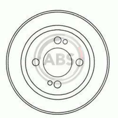 Барабан гальмівний (вир-во ABS) A.B.S. 2346-S (фото 1)
