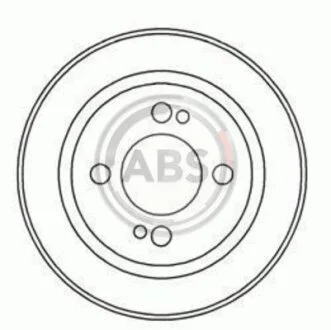 Барабан гальмівний (вир-во ABS) A.B.S. 2346-S