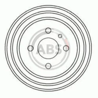 Барабан гальмівний A.B.S. 2373S