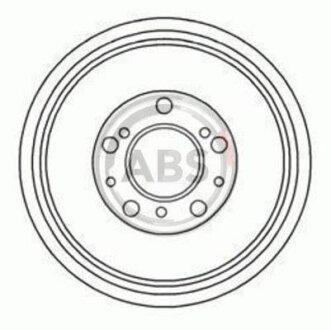 Барабан гальмівний A.B.S. 3231S