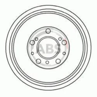 Барабан гальмівний A.B.S. 3231S