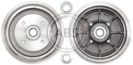 Барабан гальмівний (вироб-во ABS) A.B.S. 3439-SC