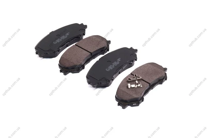 Колодка гальм. диск. NISSAN QASHQAI, RENAULT KADJAR передн. (вир-во ABS) C.I.U A.B.S. 35045 (фото 1)