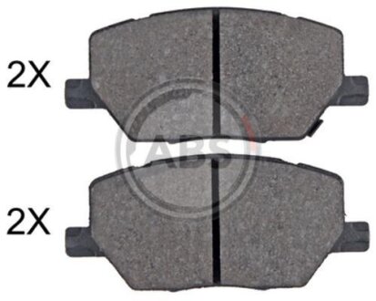 Колодка гальм. диск. передн. (ABS) A.B.S. 35098