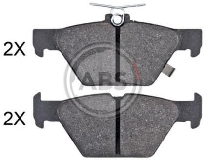 Колодка гальм. диск. задн. (виробництво ABS) A.B.S. 35119