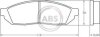 Комплект гальмівних колодок A.B.S. 36156 (фото 1)