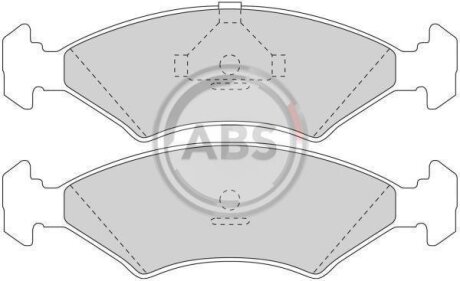 Колодка гальм. FORD Mondial / Escort / Sierra передн. (ABS) A.B.S. 36446