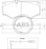 Колодка гальм. MB 200/300/400/500 передн. (ABS) A.B.S. 36490 (фото 1)