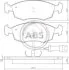 Колодка гальм. FORD Escort / Scorpio / Sierra передн. (вир-во ABS) A.B.S. 36519 (фото 1)