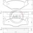 Колодка гальм. SEAT / VW Cord / Ibiza / Golf / Jetta передн. (ABS) A.B.S. 36540 (фото 1)