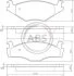 Колодка гальм. SEAT / VW Cord / Ibiza / Golf / Jetta передн. (вир-во ABS) A.B.S. 36540 (фото 1)