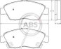 Колодка гальм. HONDA Civic / Coupe / CRX передн. (ABS) A.B.S. 36831 (фото 1)