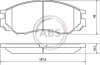 Колодка гальм. MITSUBISHI L200/L400/Space Gear передн. (ABS) A.B.S. 36925 (фото 1)
