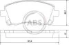 Колодка гальм. SUBARU Forester / Impreza / Legacy передн. (вир-во ABS) A.B.S. 36972 (фото 1)