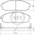 Колодка гальм. HYUNDAI H1/H200 передн. (ABS) A.B.S. 37130 (фото 1)