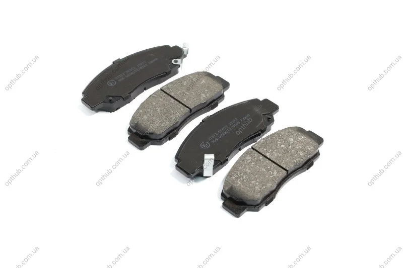 Колодка гальм. диск. HONDA CIVIC, FR-V передн. (вир-во ABS) C.I.U A.B.S. 37312 (фото 1)