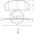 Колодка тормозов. SUBARU Impreza передн. (произ-во ABS) A.B.S. 37443 (фото 1)
