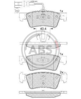Колодка гальм. VW T5 задня (вироб-во ABS) A.B.S. 37494