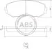 Колодка гальм. SUZUKI Grand Vitara передн. (вир-во ABS) A.B.S. 37531 (фото 1)
