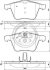 Колодка гальм. диск. VOLVO S80 передн. (ABS) A.B.S. 37557 (фото 1)