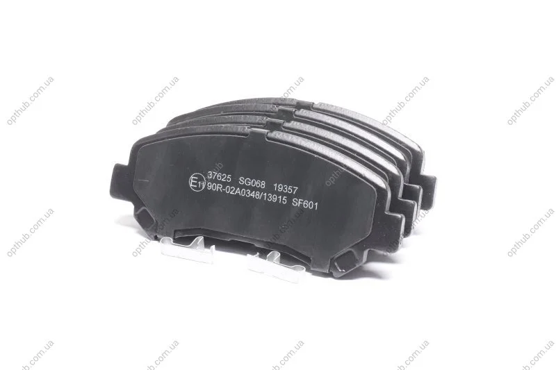 Колодка гальм. диск. NISSAN QASHQAI, передн. (вир-во ABS) C.I.U A.B.S. 37625 (фото 1)