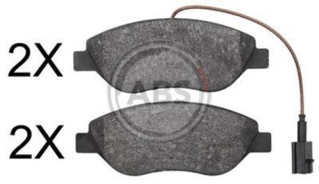 Комплект гальмівних колодок A.B.S. 37818