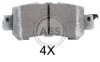 Колодка гальм. диск. задн. (вир-во ABS) A.B.S. 37931 (фото 1)