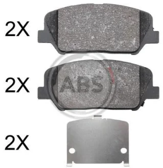 Комплект гальмівних колодок A.B.S. 37948
