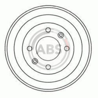 Барабан гальмівний (ABS) A.B.S. 5255-S