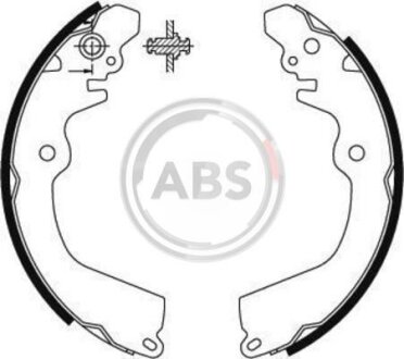 Колодка гальм. барабан. MITSUBISHI Lancer задн. (ABS) A.B.S. 8903