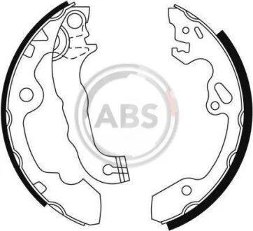 Колодка гальм. барабан. FORD Focus задн. (вир-во ABS) A.B.S. 9054