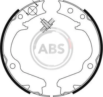 Колодка гальм. барабан. (вир-во ABS) A.B.S. 9116