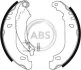 Колодка гальм. барабан. (вир-во ABS) A.B.S. 9124 (фото 1)