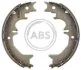 Колодка гальм. барабан. TOYOTA LAND CRUISER задн. (виробництво ABS) A.B.S. 9256 (фото 1)