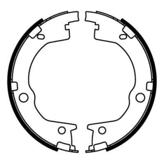Гальмівна колодка HYUNDAI H-1, H-1 / STAREX, HIGHWAY, SANTA FÉ II, TRAJET KIA SORENTO I 2.0-3.3 10.97-12.12 ABE C00328ABE